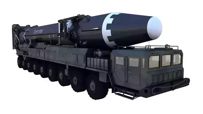 Hwaseong15 launch vehicle 3D model 3D model