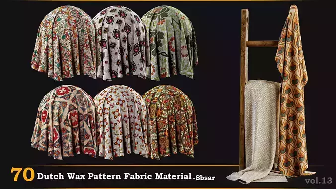 70 Dutch wax pattern Fabric material-sbsr-vol-13