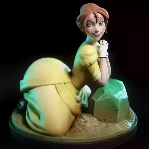 Jane Porter from Tarzan 3D print model