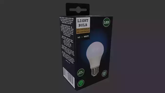 Dimmable Light Bulb - GAME READY PBR