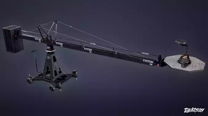 HOLLYWOOD - Production Crane 01 - LOW POLY