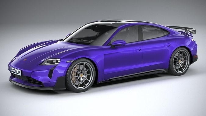 Porsche Taycan Turbo GT 2025 3D model