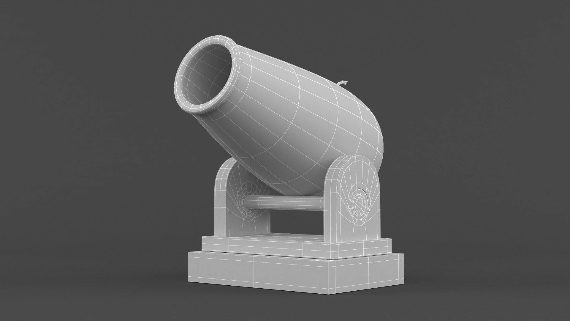 Circus Cannon 3D model_10