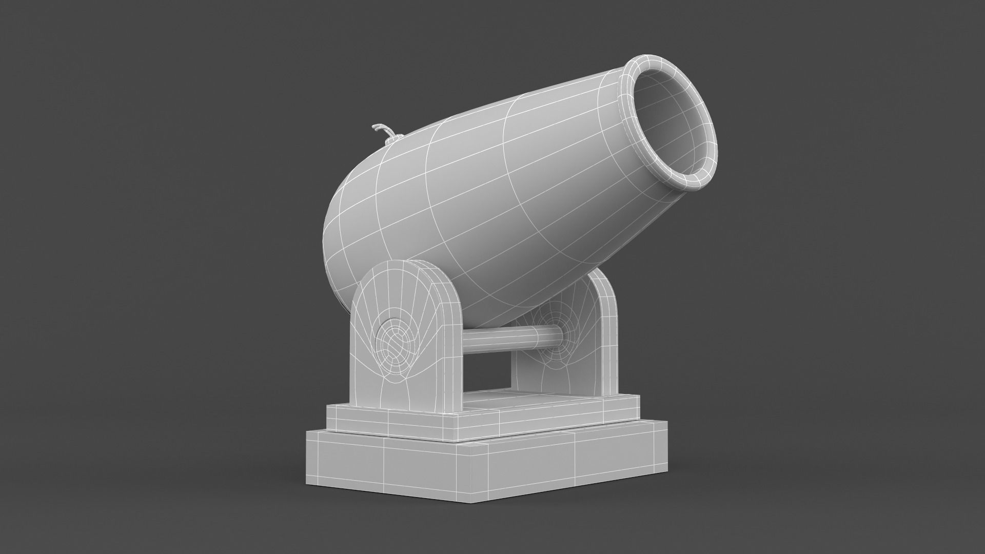 Circus Cannon 3D model_6