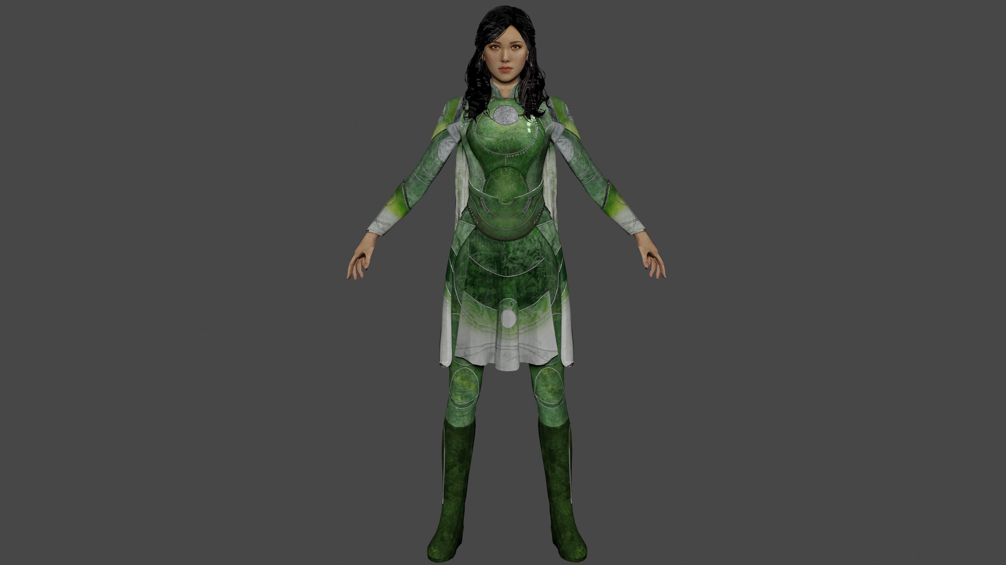 Sersi-Marvel 3D Model 3D model_2