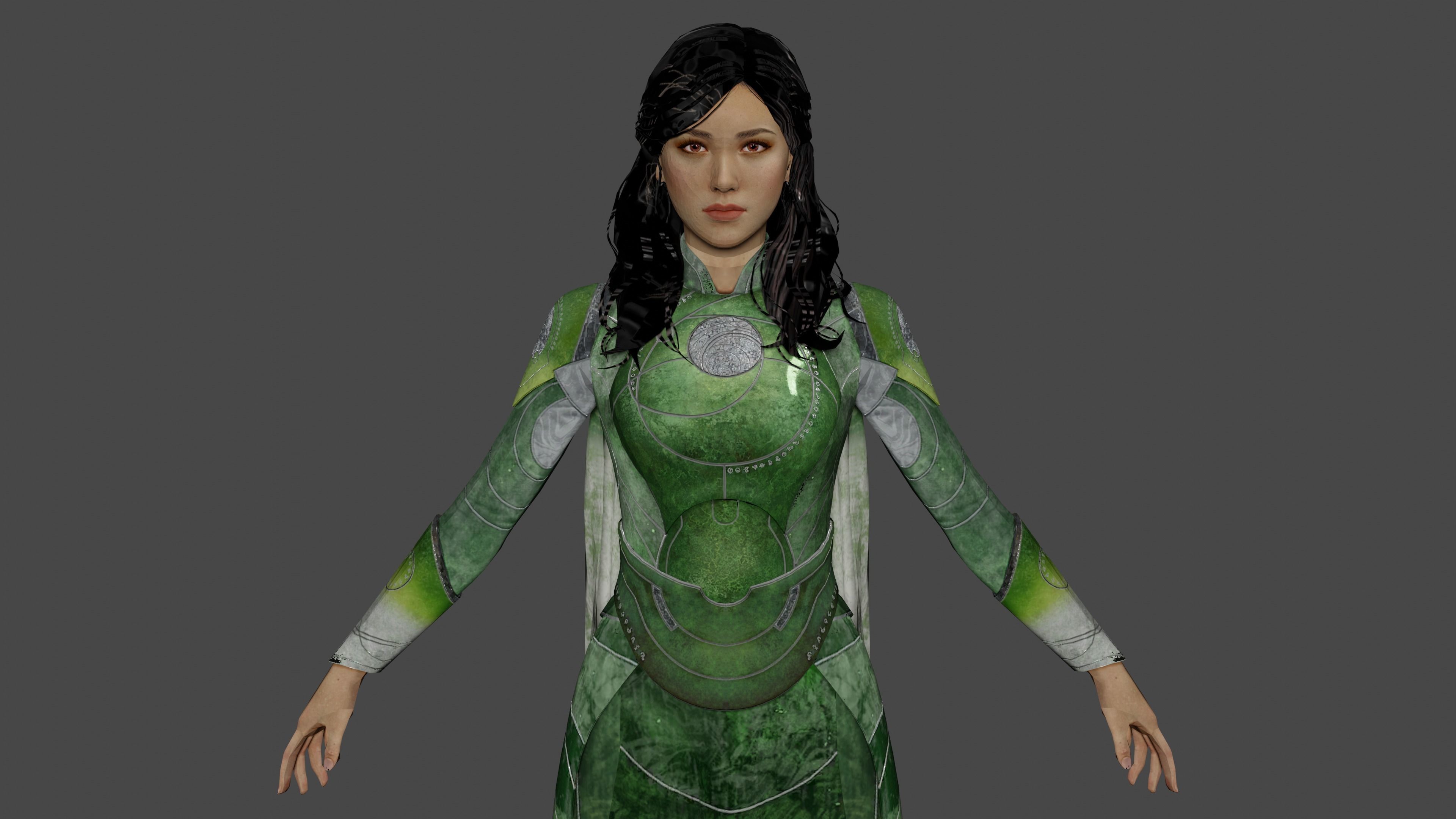 Sersi-Marvel 3D Model 3D model_1