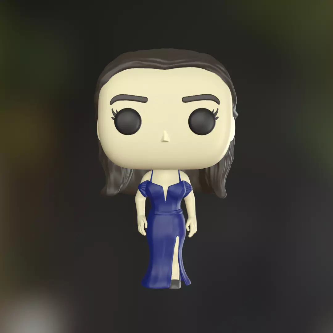 Funko vestido fiesta 3D print model