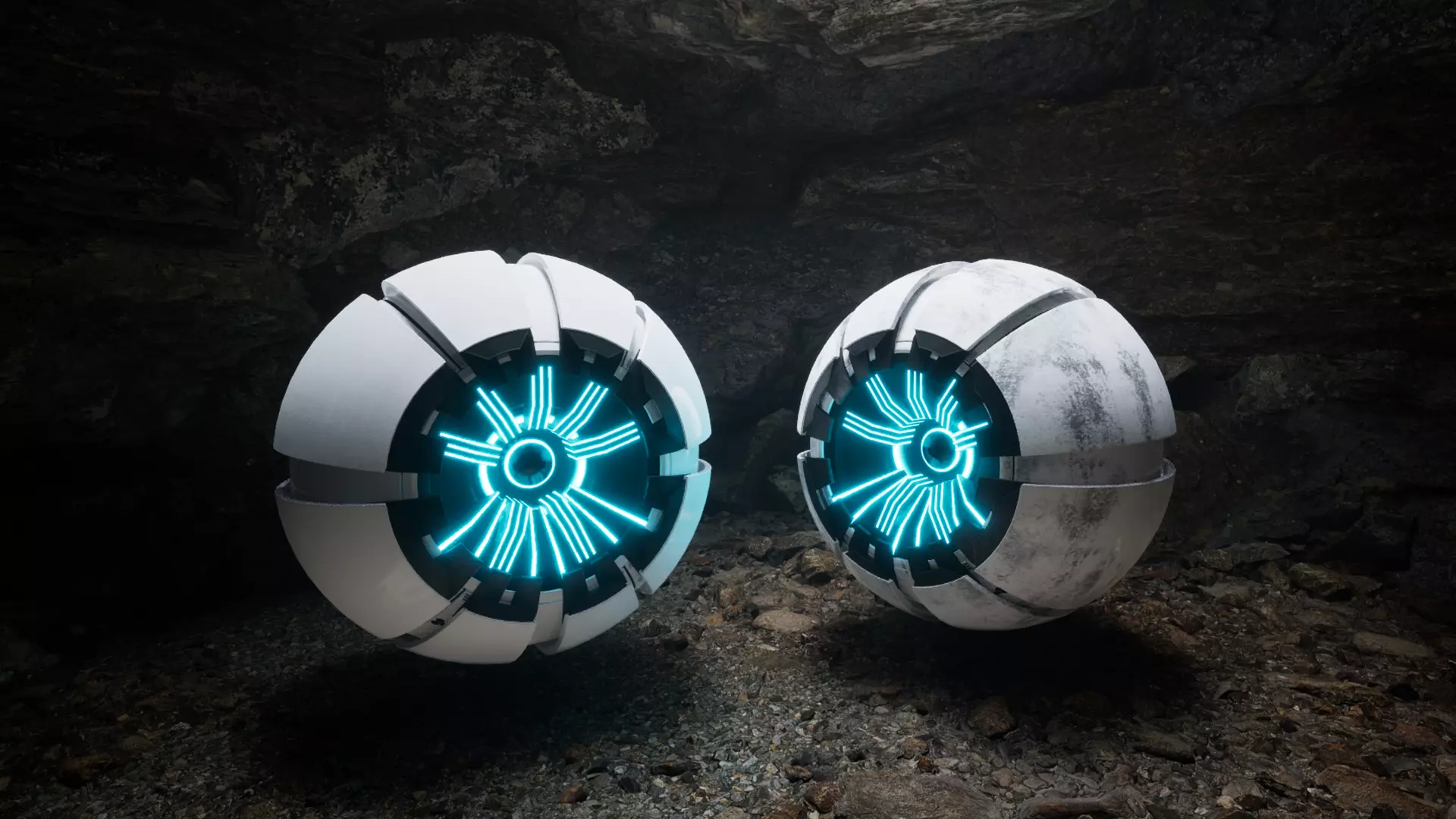 Scouting Drone Low-poly 3D model_0