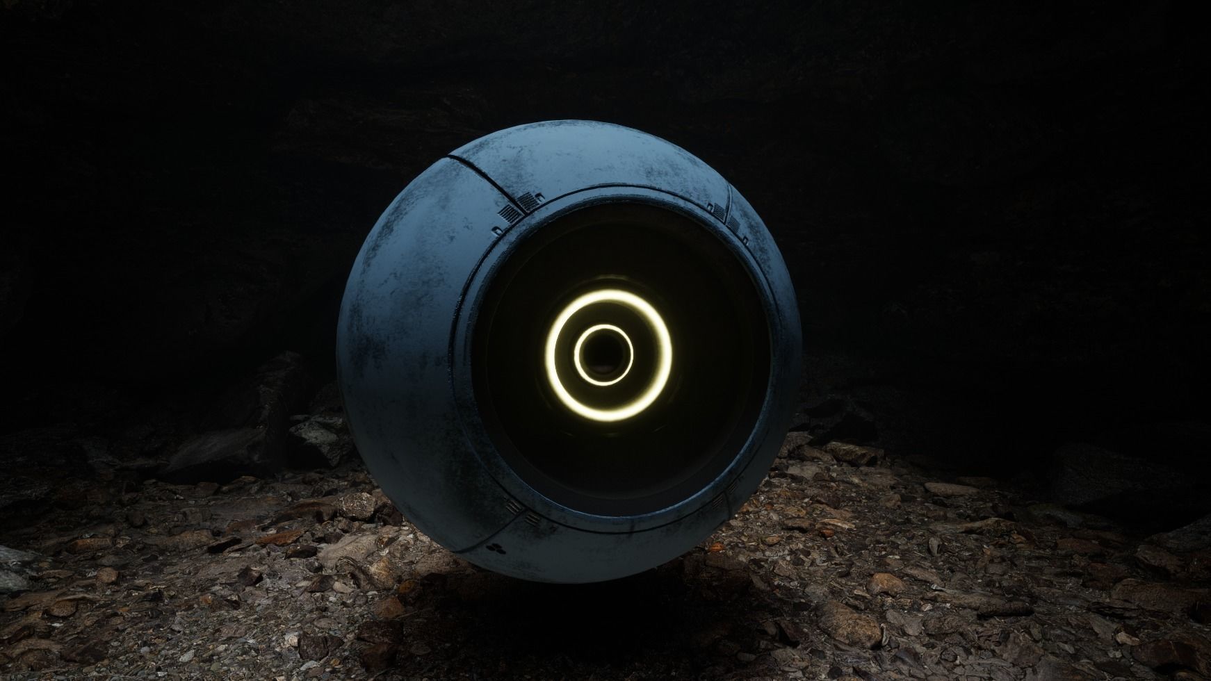 Scouting Drone Low-poly 3D model_11