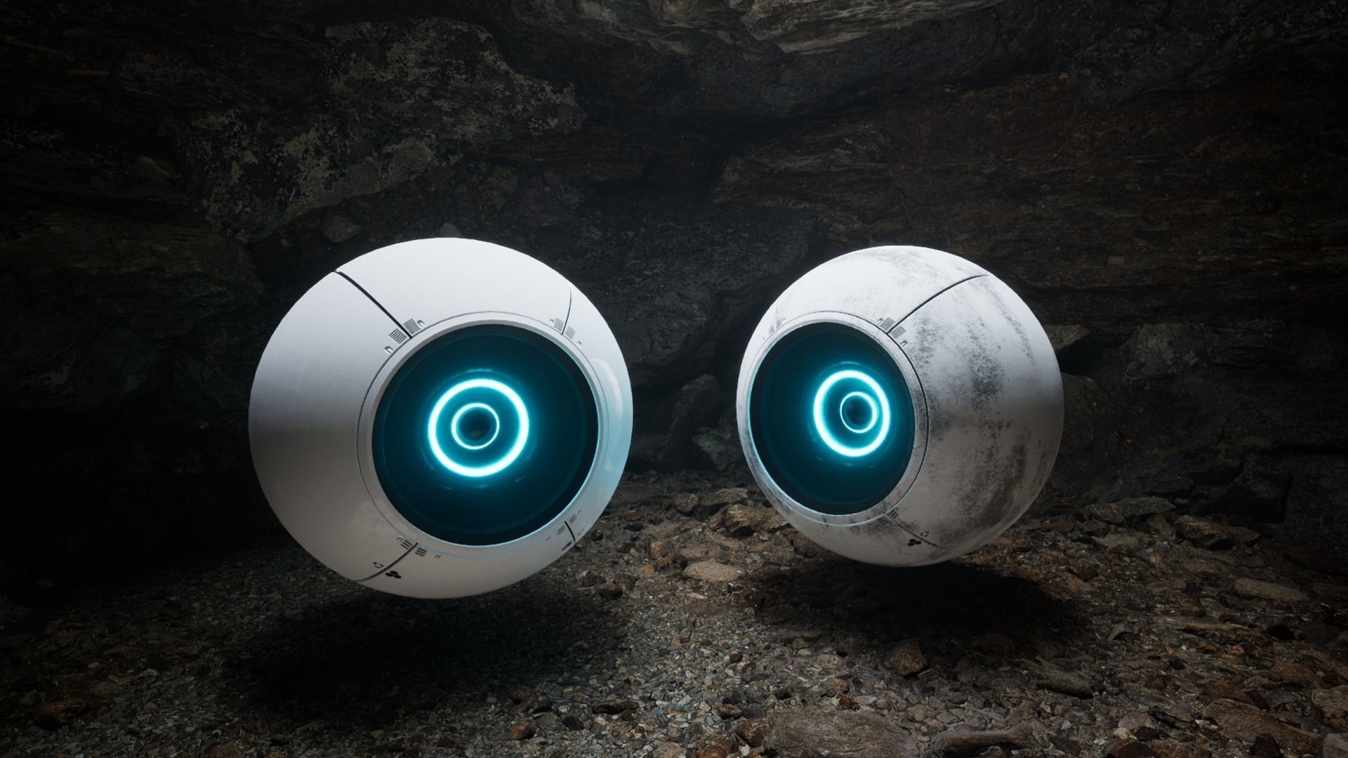 Scouting Drone Low-poly 3D model_5