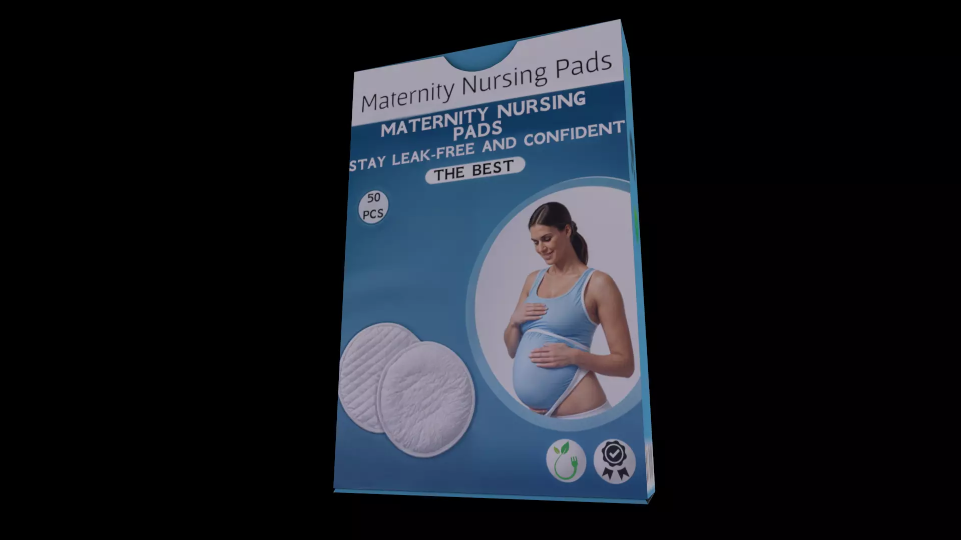 Maternity Nursing Pads - GAME READY PBR Low-poly 3D model