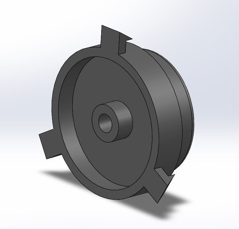 Fully printable Rocket for carp fishing 3D print model_11