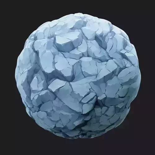 Stylized Ice Seamless Texture 
