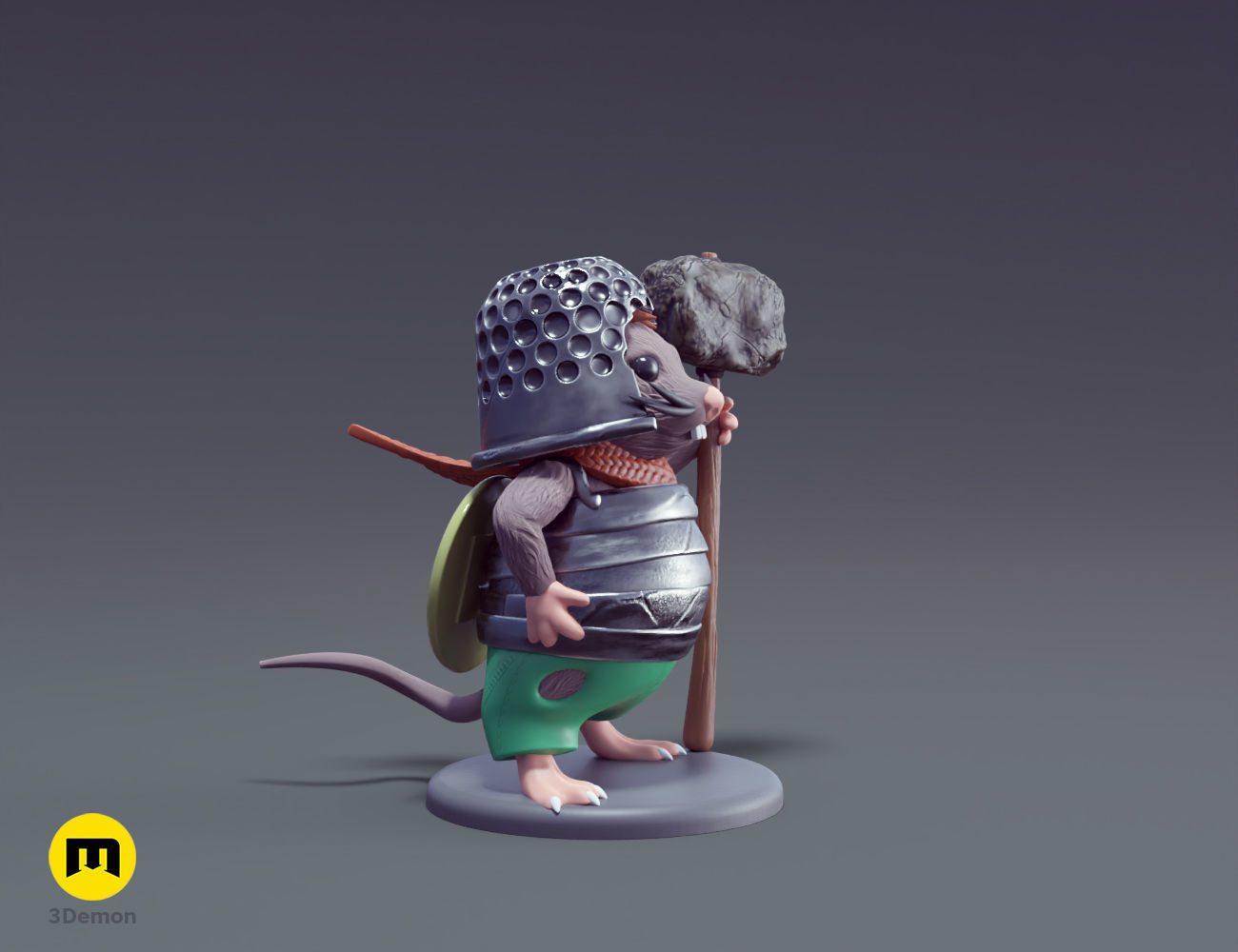 Mausritter Fellowship DnD Miniatures 3D print model_22