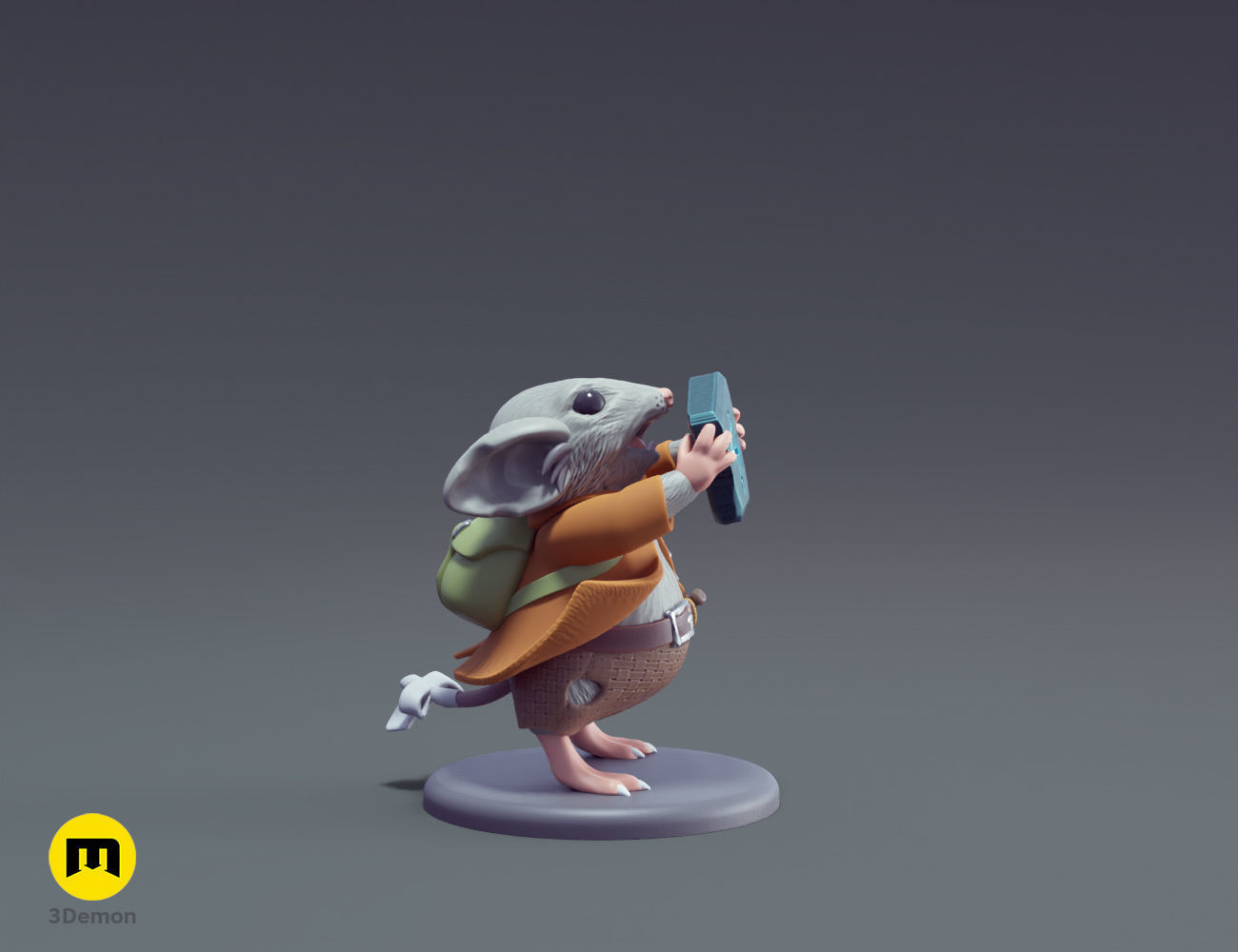 Mausritter Fellowship DnD Miniatures 3D print model_3