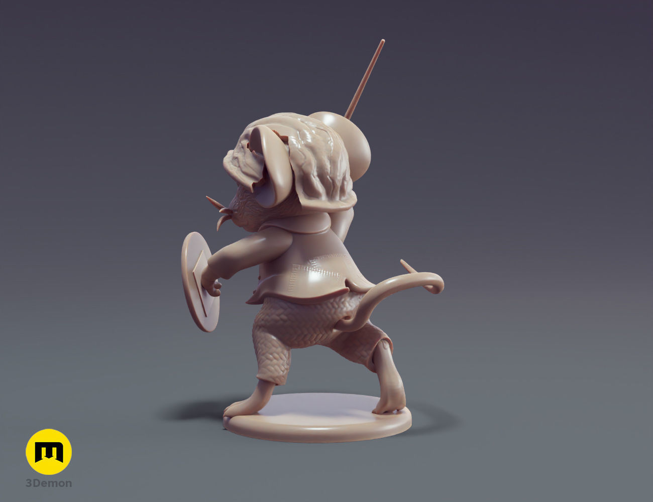 Mausritter Fellowship DnD Miniatures 3D print model_28