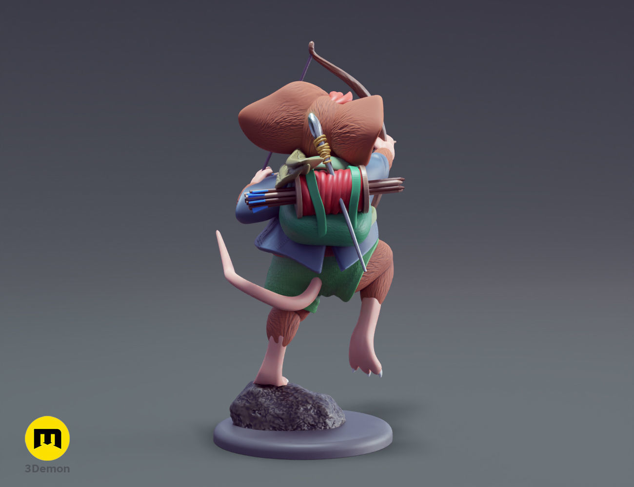 Mausritter Fellowship DnD Miniatures 3D print model_9