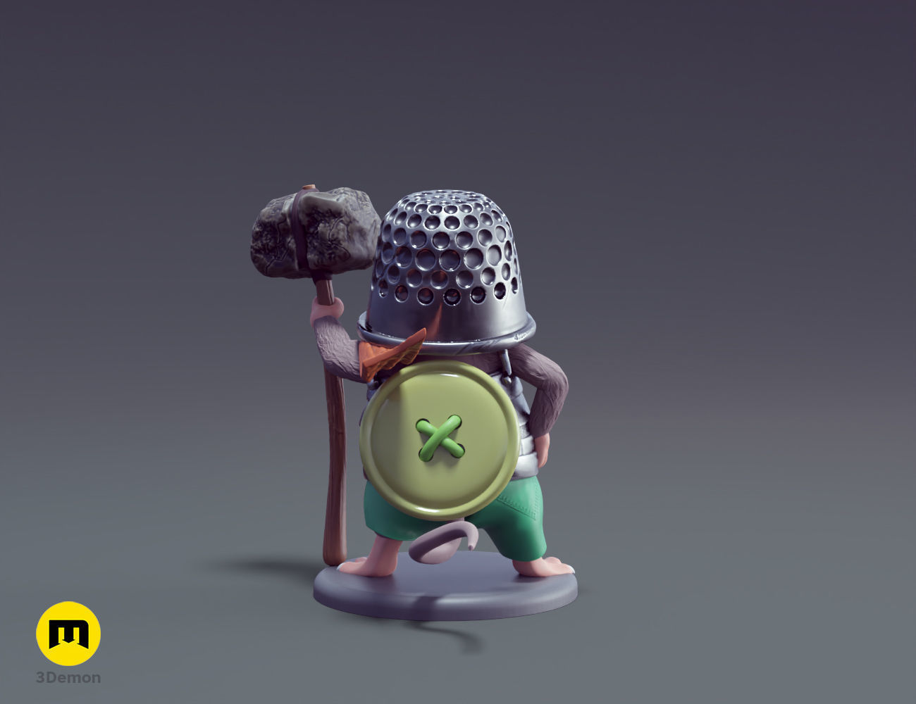Mausritter Fellowship DnD Miniatures 3D print model_23