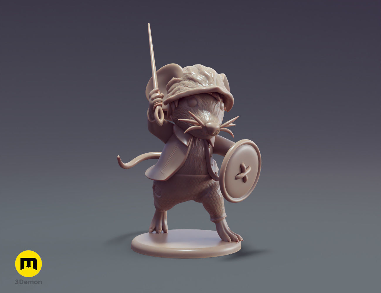 Mausritter Fellowship DnD Miniatures 3D print model_29