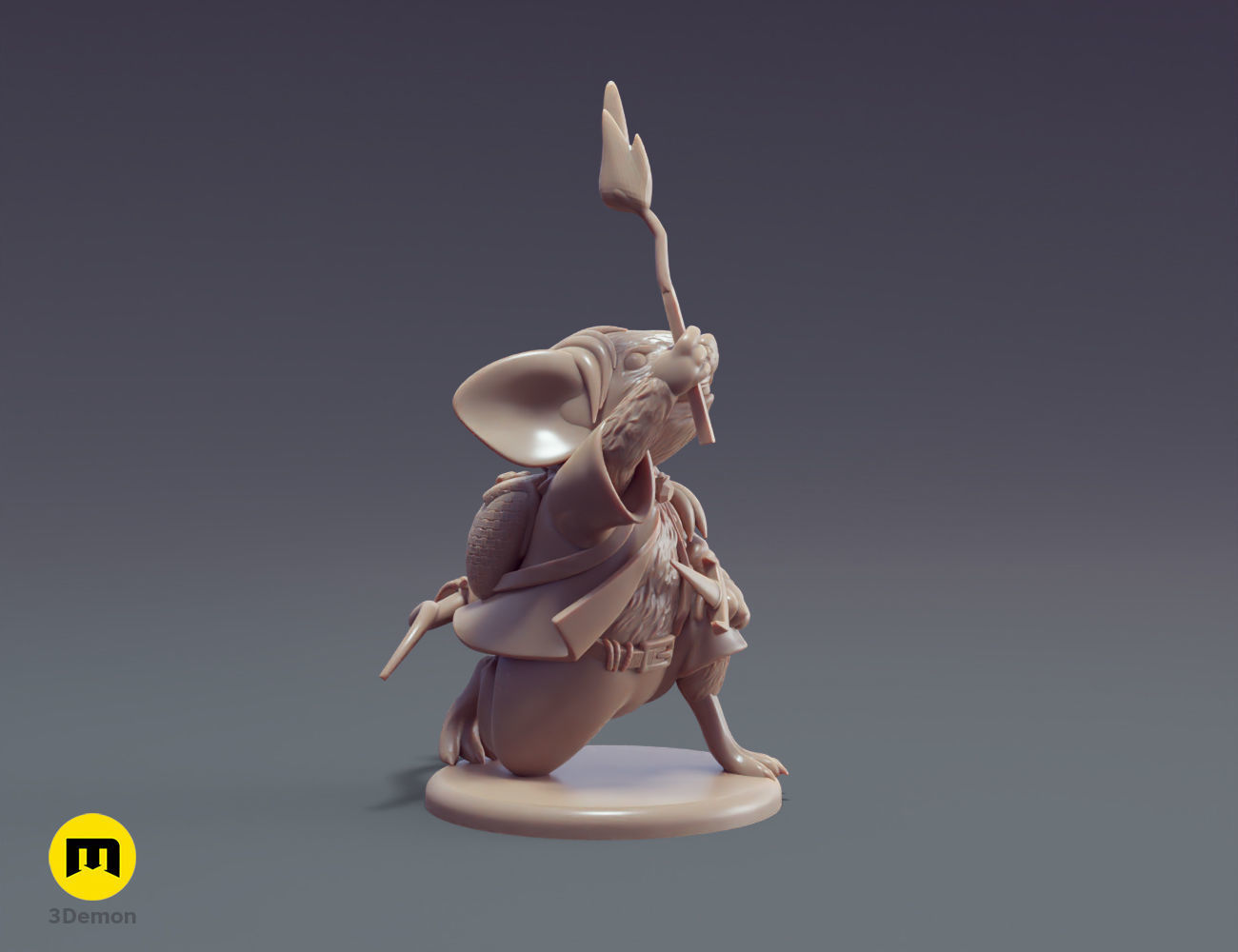 Mausritter Fellowship DnD Miniatures 3D print model_18