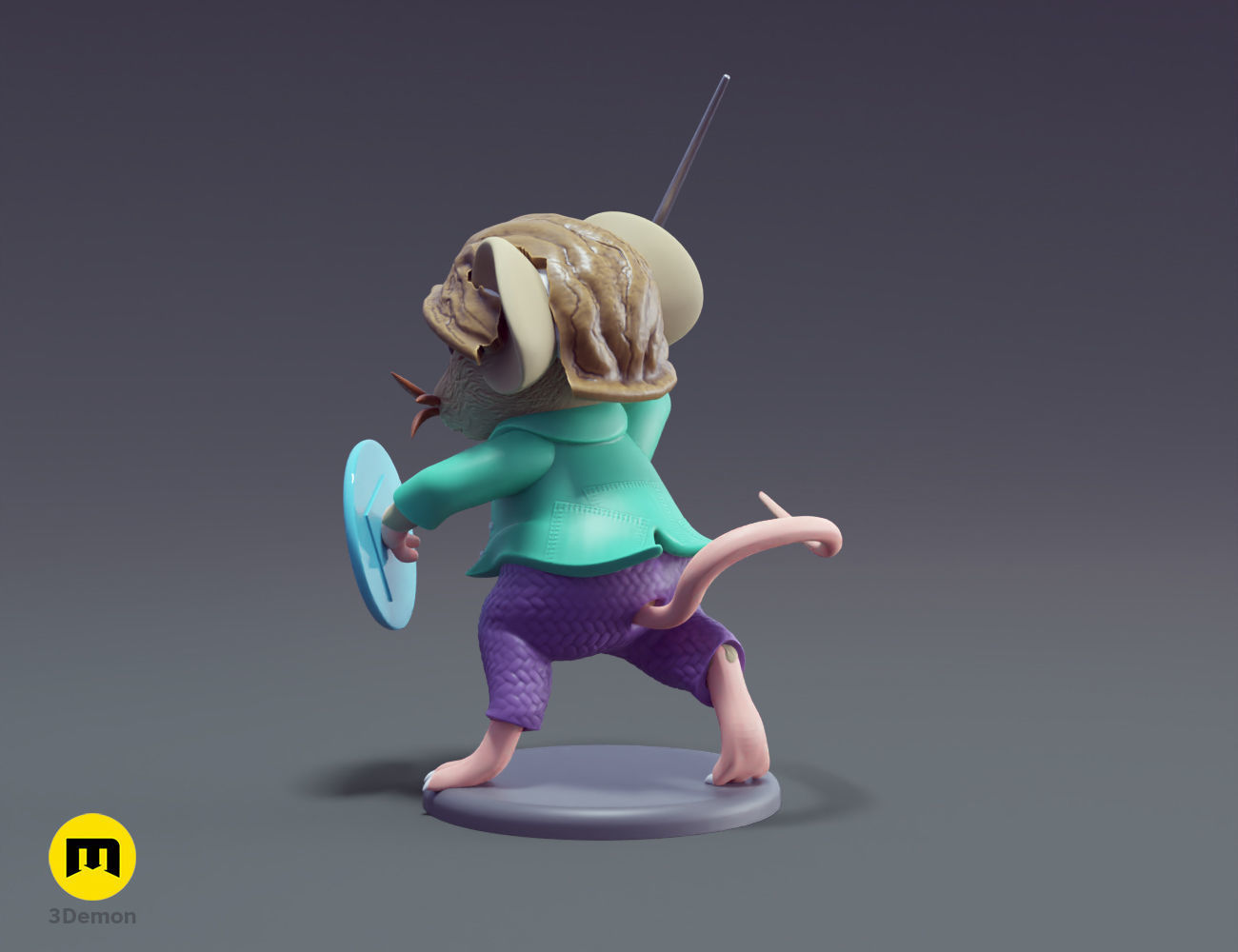 Mausritter Fellowship DnD Miniatures 3D print model_27