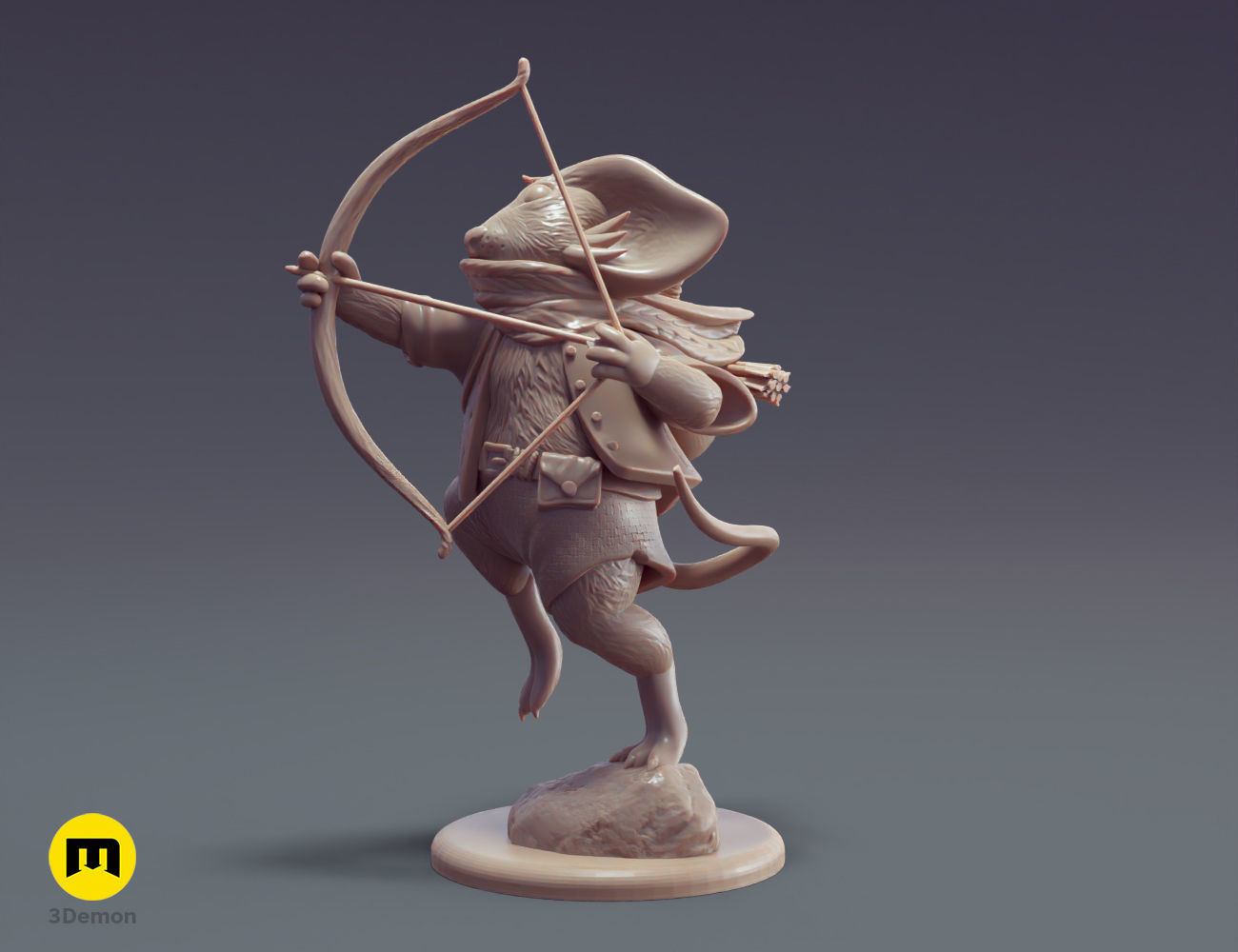 Mausritter Fellowship DnD Miniatures 3D print model_11