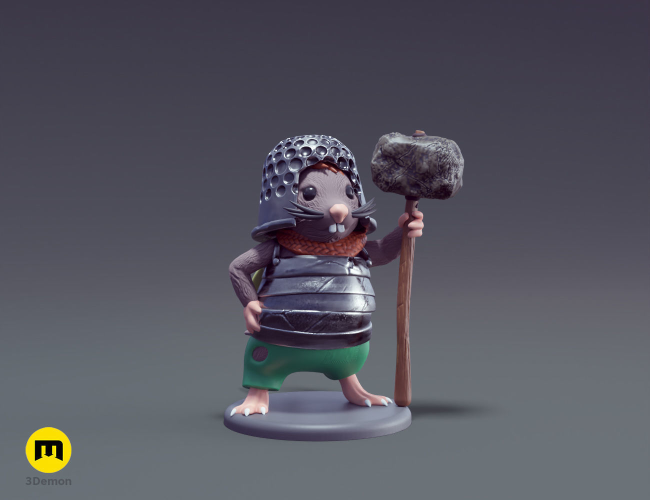 Mausritter Fellowship DnD Miniatures 3D print model_4