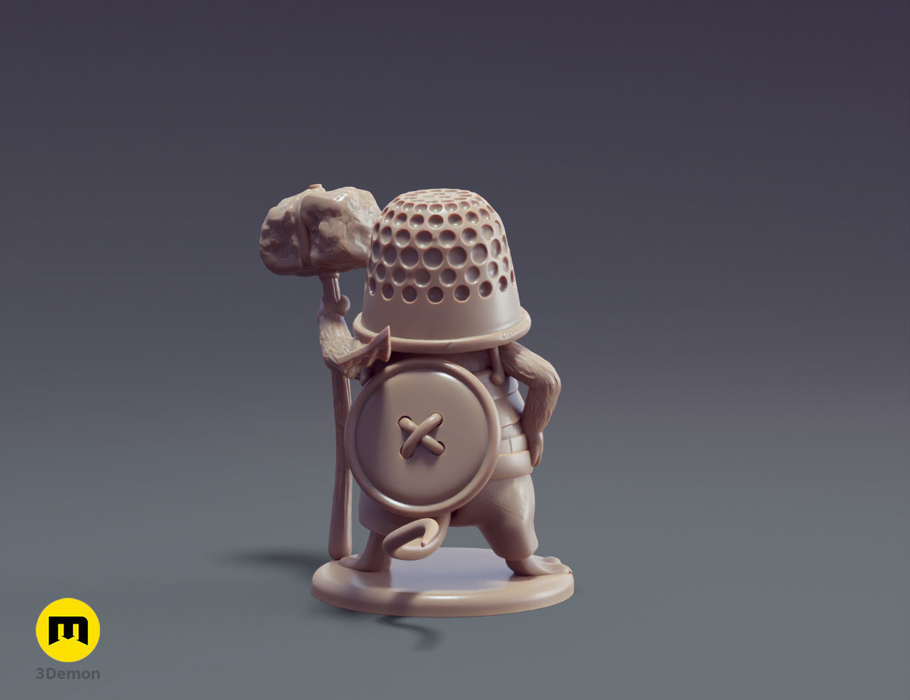 Mausritter Fellowship DnD Miniatures 3D print model_26