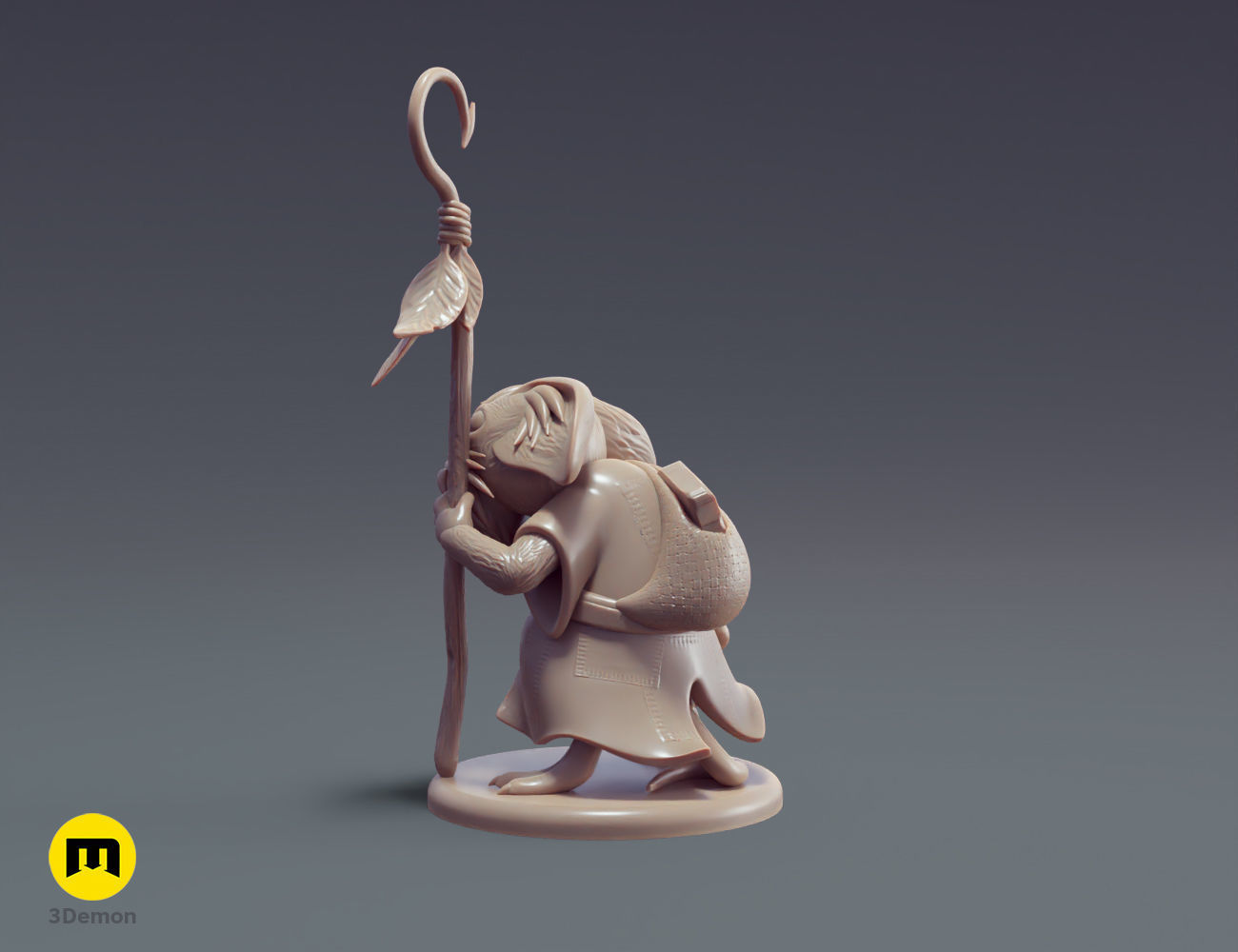 Mausritter Fellowship DnD Miniatures 3D print model_15