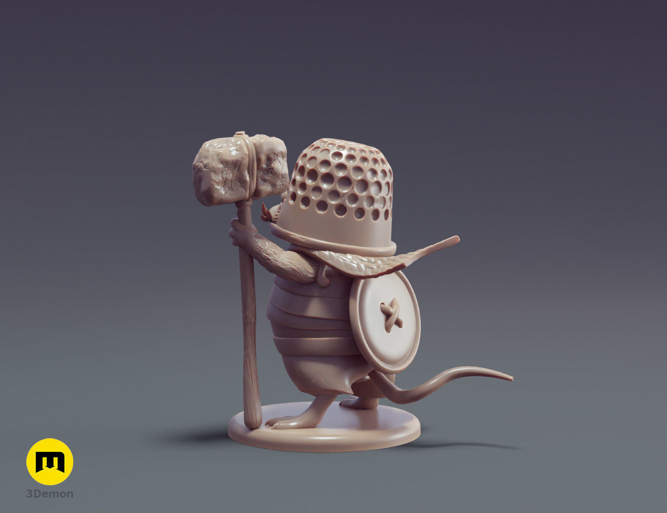 Mausritter Fellowship DnD Miniatures 3D print model_25