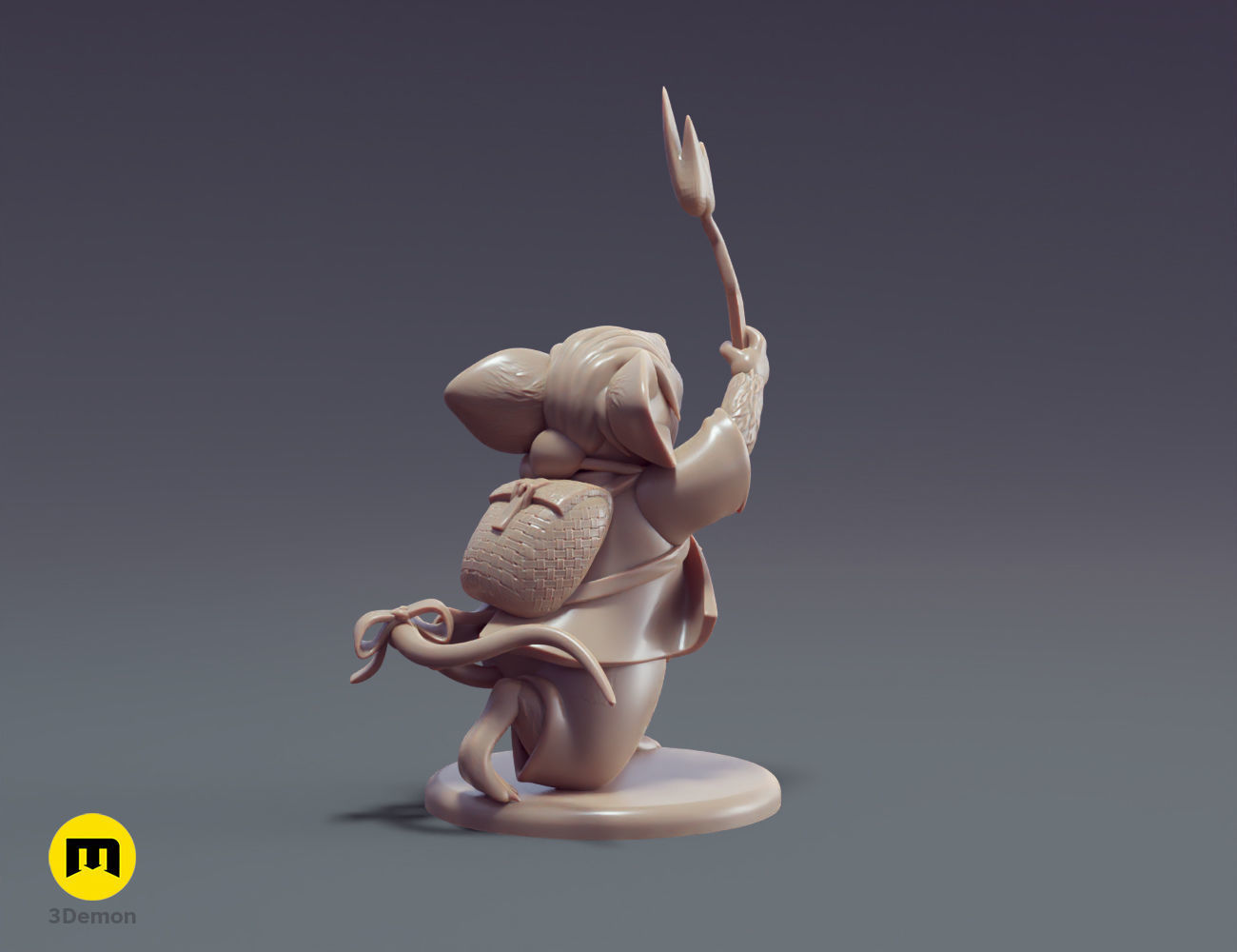 Mausritter Fellowship DnD Miniatures 3D print model_17