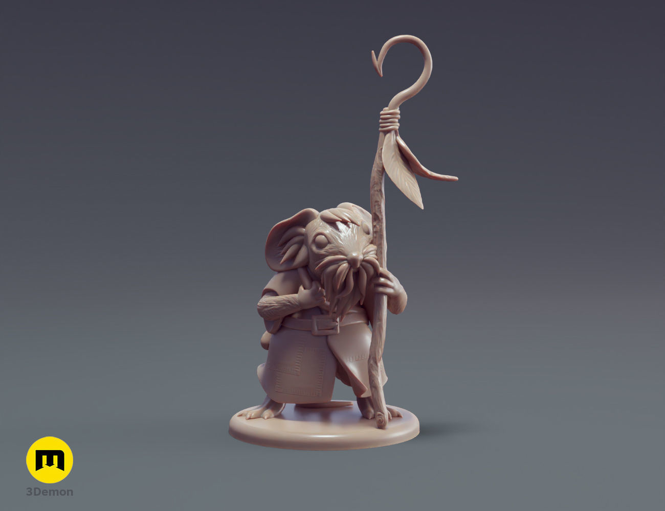 Mausritter Fellowship DnD Miniatures 3D print model_13