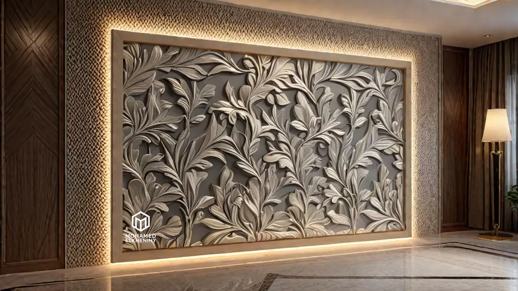 CNC Wall Panels Modern Wall Decor 06 3D print model_0