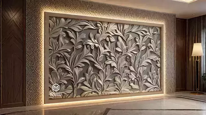 CNC Wall Panels Modern Wall Decor 06