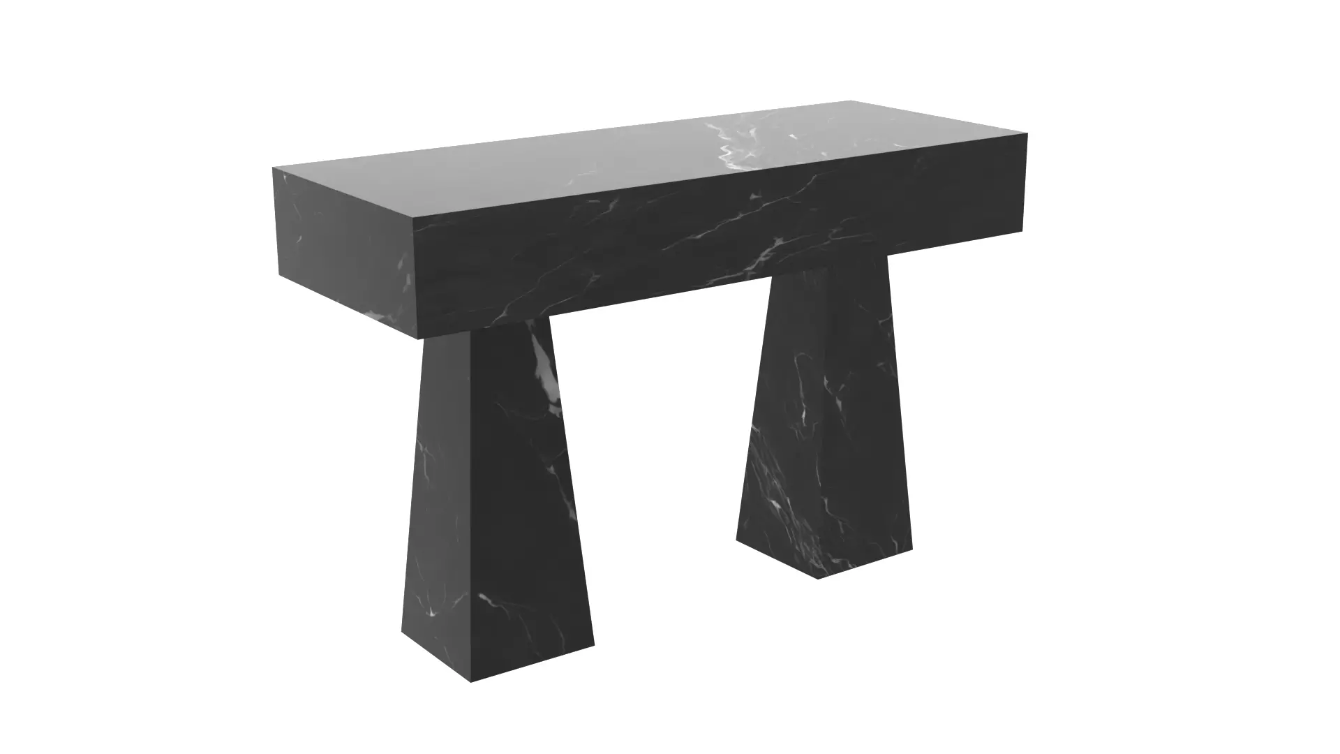 black table marble  3D model_0