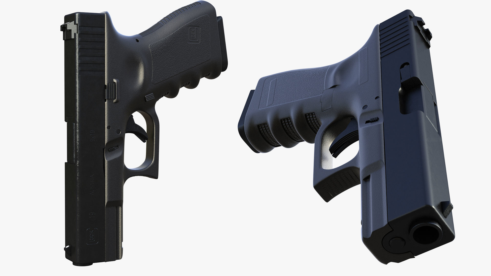 NYPD Cop Aiming with Gun 3D model | CGTrader