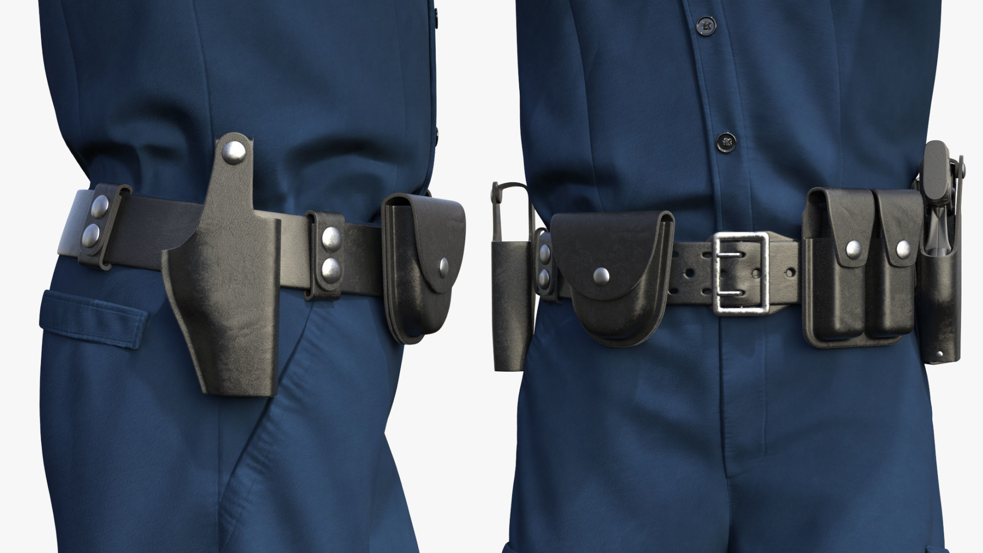 NYPD Cop Aiming with Gun 3D model | CGTrader