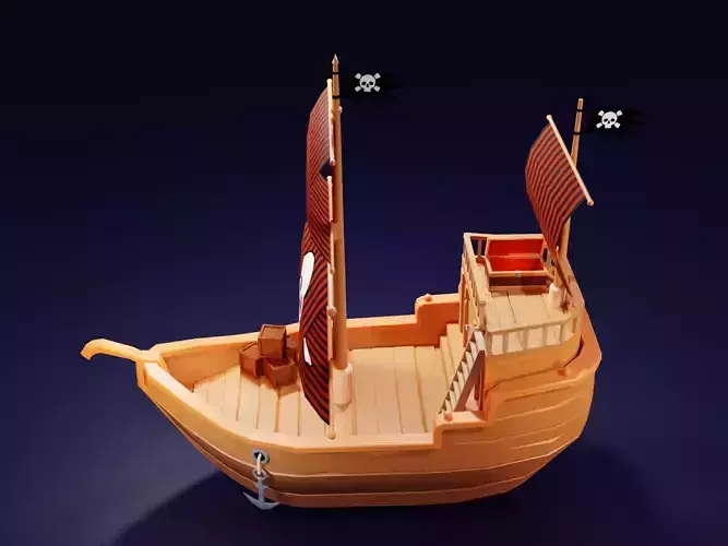 PirateShip 3d model