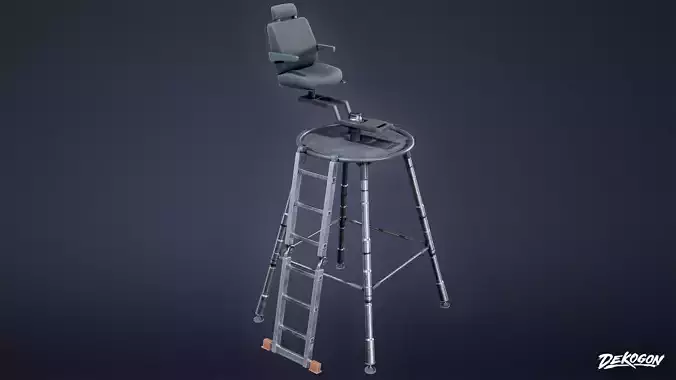 HOLLYWOOD - Production Dolly 02 - LOW POLY Low-poly 3D model