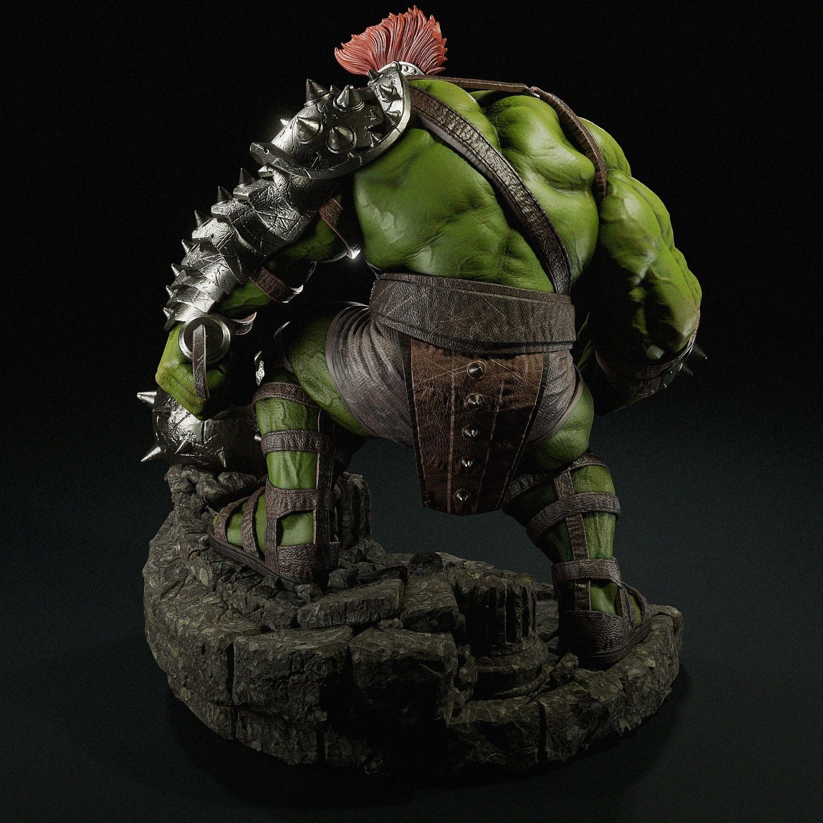 Gladiator Hulk 3D Print 3D print model_4