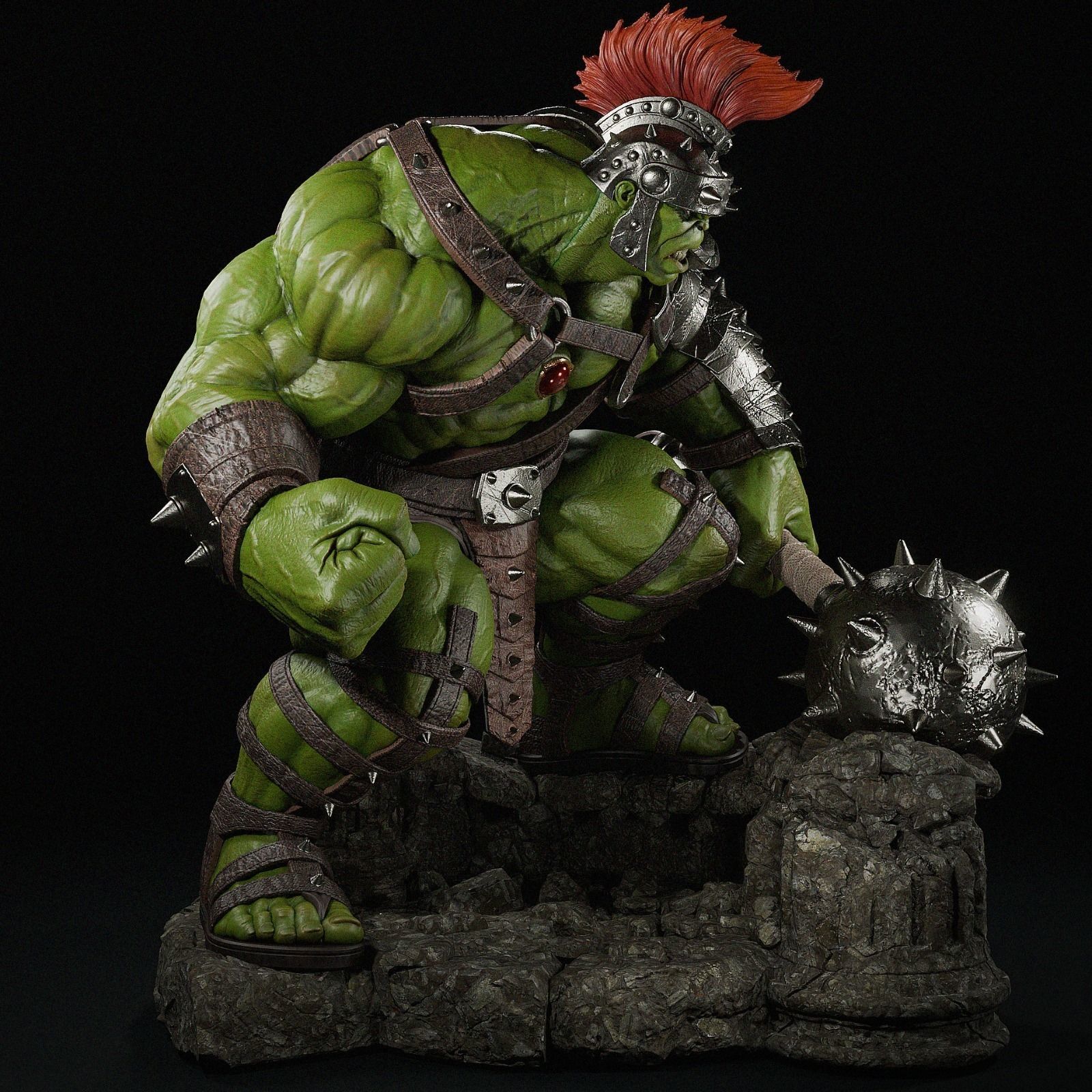 Gladiator Hulk 3D Print 3D print model_2