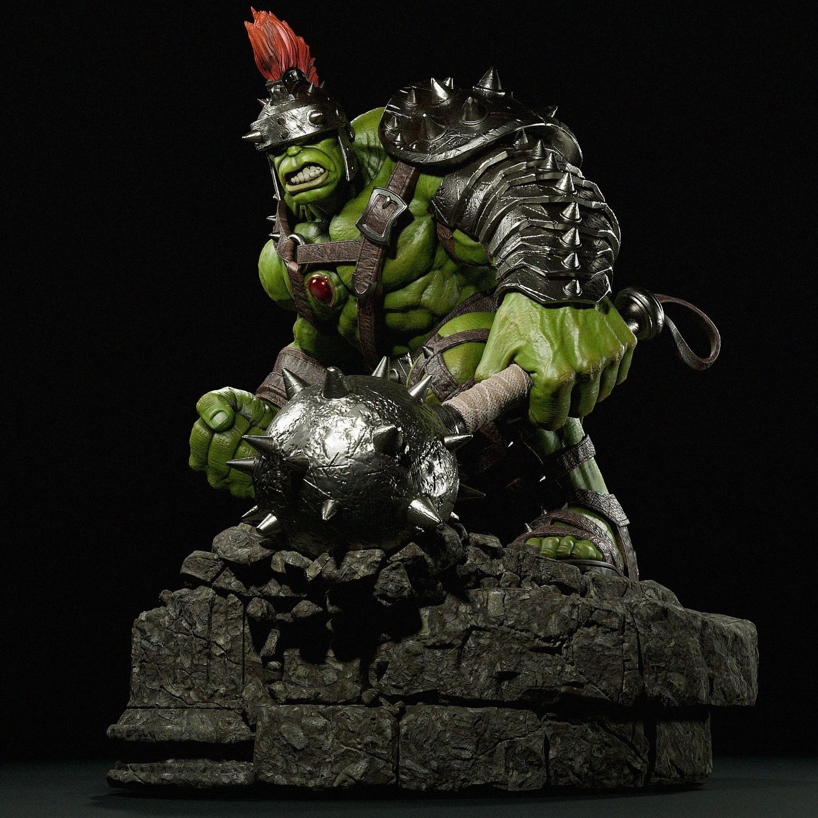 Gladiator Hulk 3D Print 3D print model_3