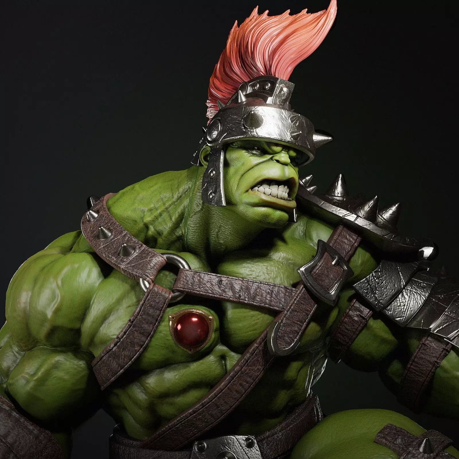 Gladiator Hulk 3D Print 3D print model_0