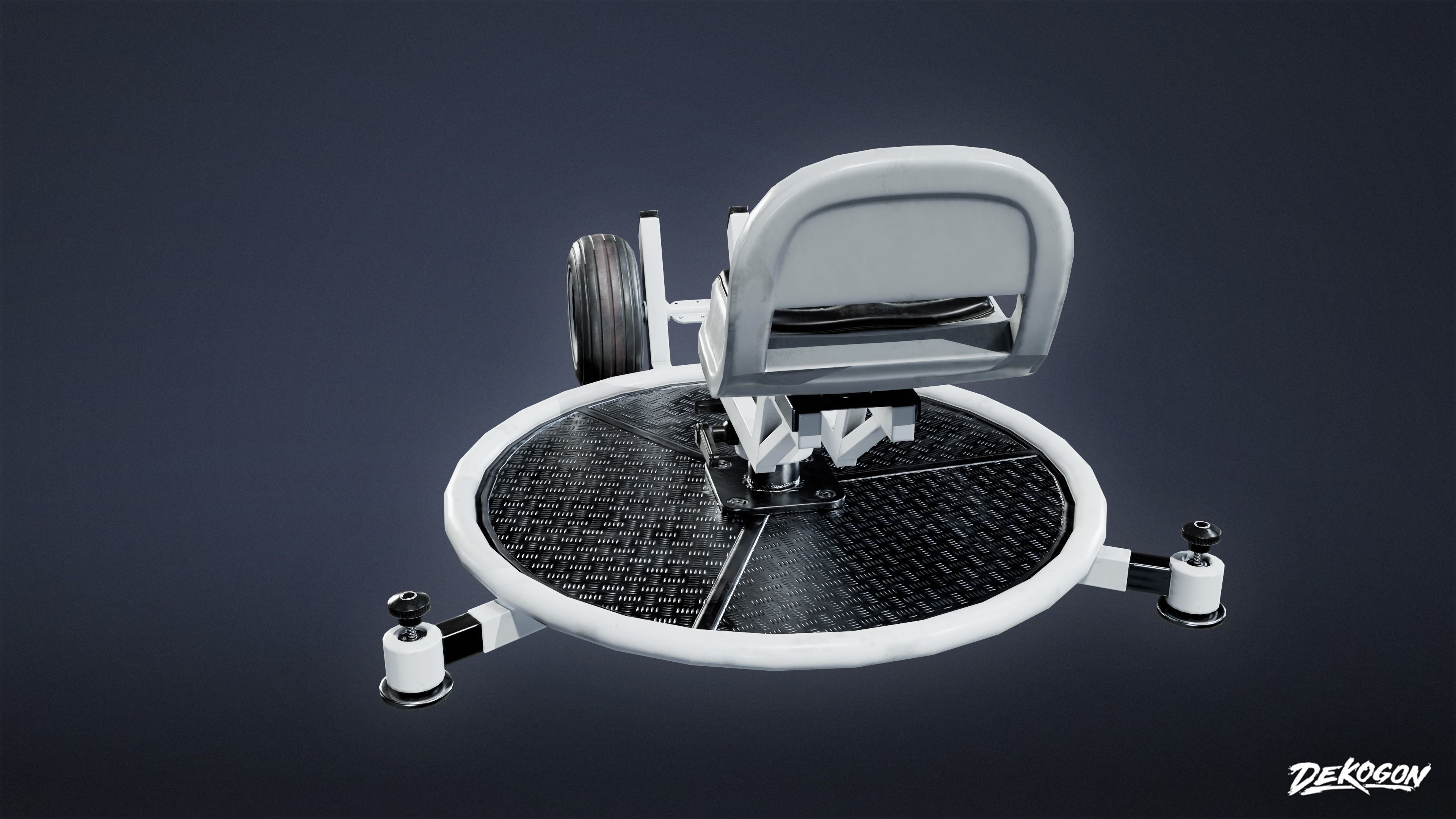 HOLLYWOOD - Production Stand 01 - LOW POLY Low-poly 3D model_3