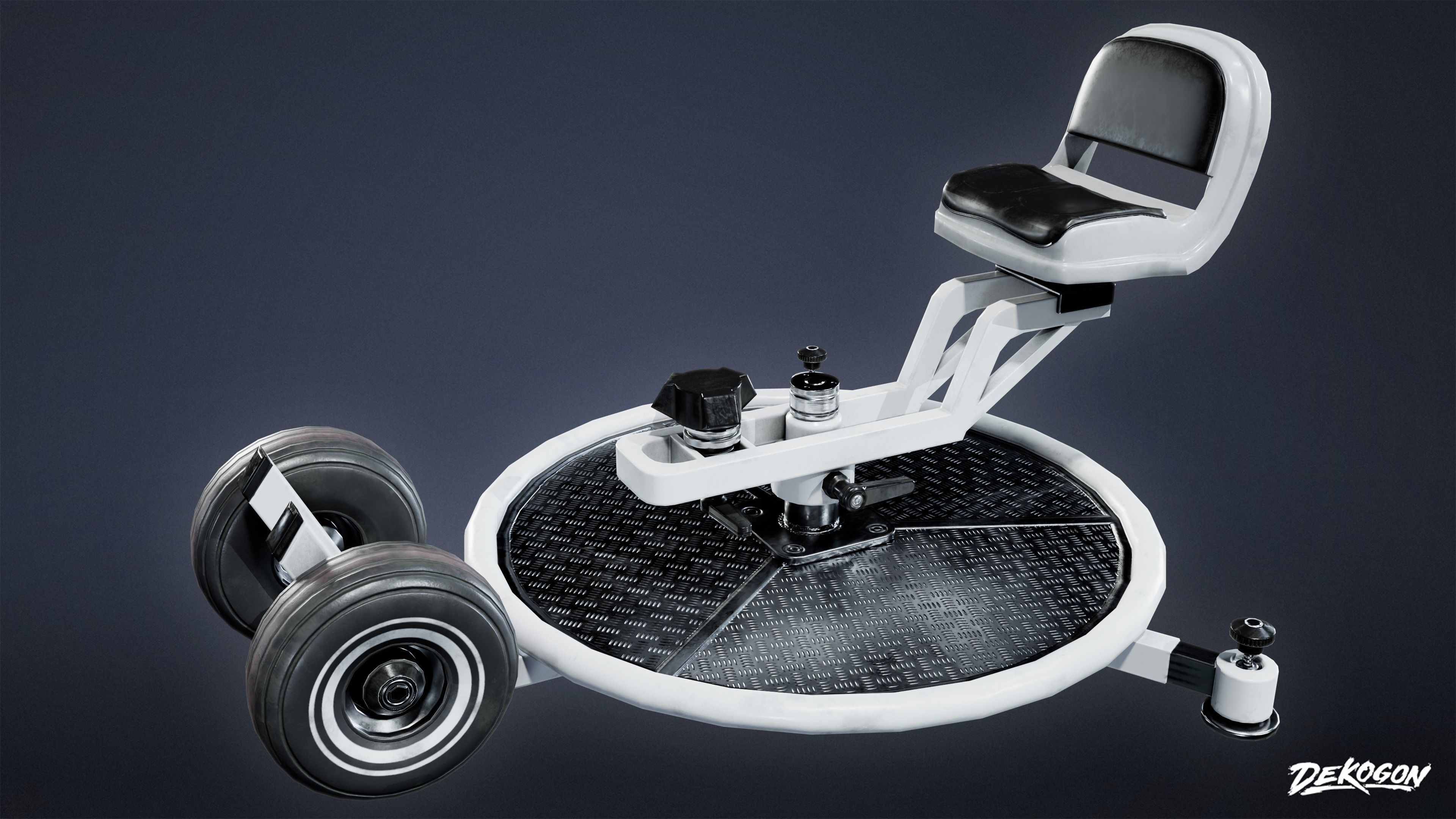 HOLLYWOOD - Production Stand 01 - LOW POLY Low-poly 3D model_1