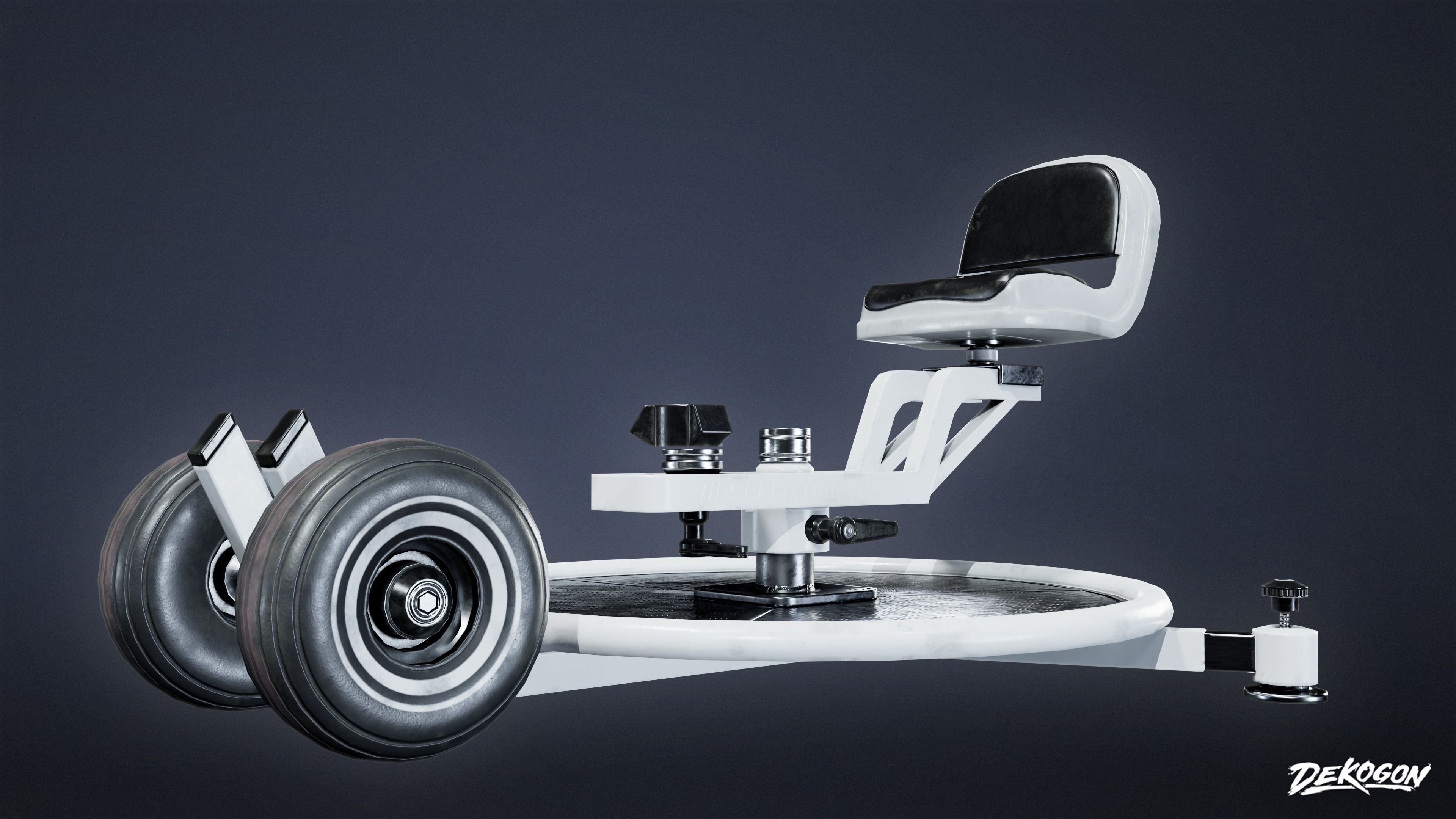 HOLLYWOOD - Production Stand 01 - LOW POLY Low-poly 3D model_5