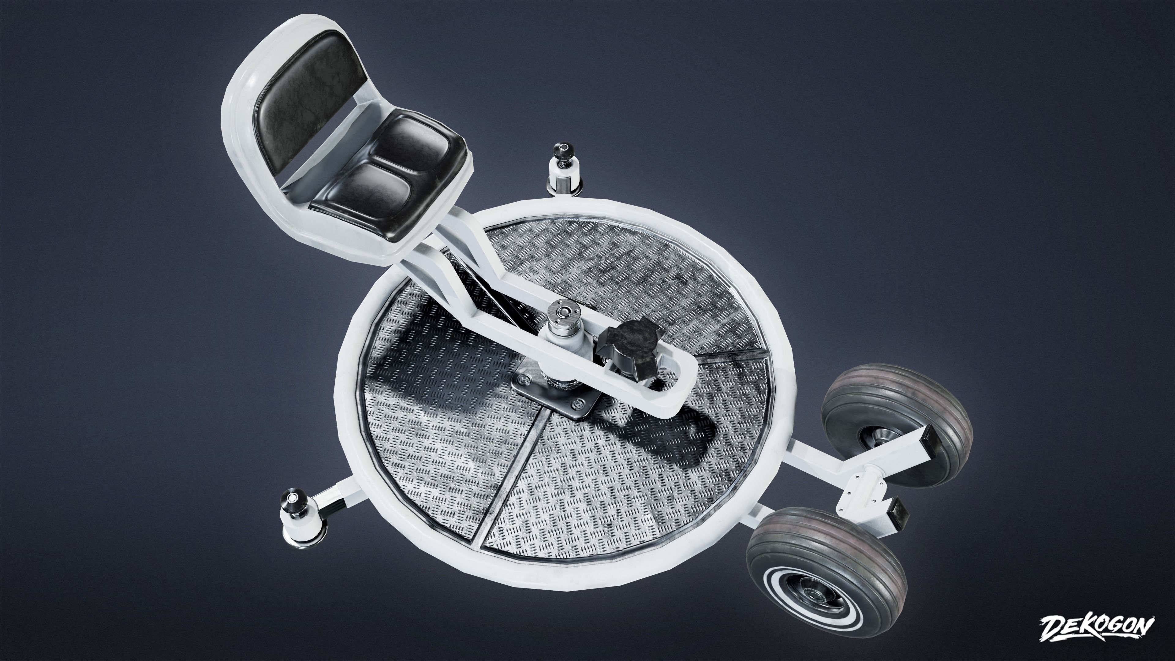 HOLLYWOOD - Production Stand 01 - LOW POLY Low-poly 3D model_4