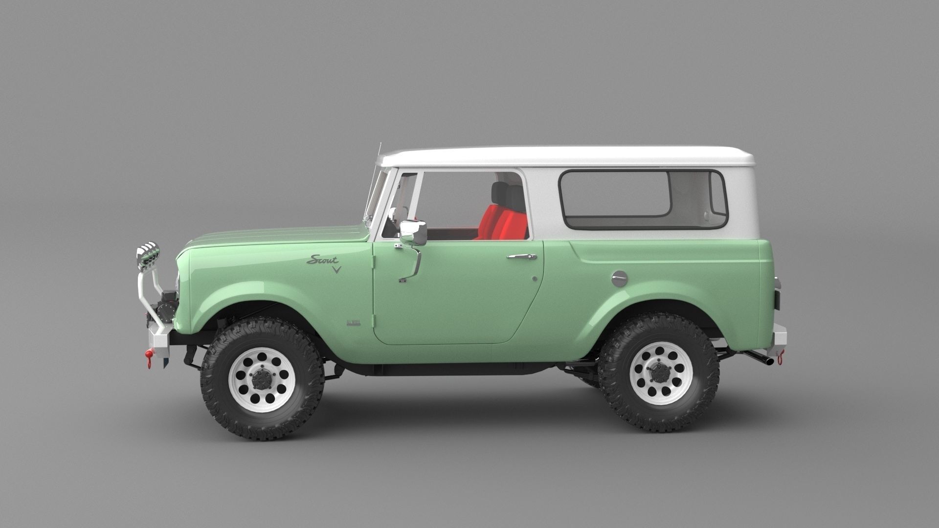 1967 International Harvester Scout 800 Custom 3D model_1