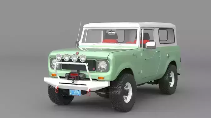 1967 International Harvester Scout 800 Custom 3D model 1967 International Harvester Scout 800 Custom 3D model