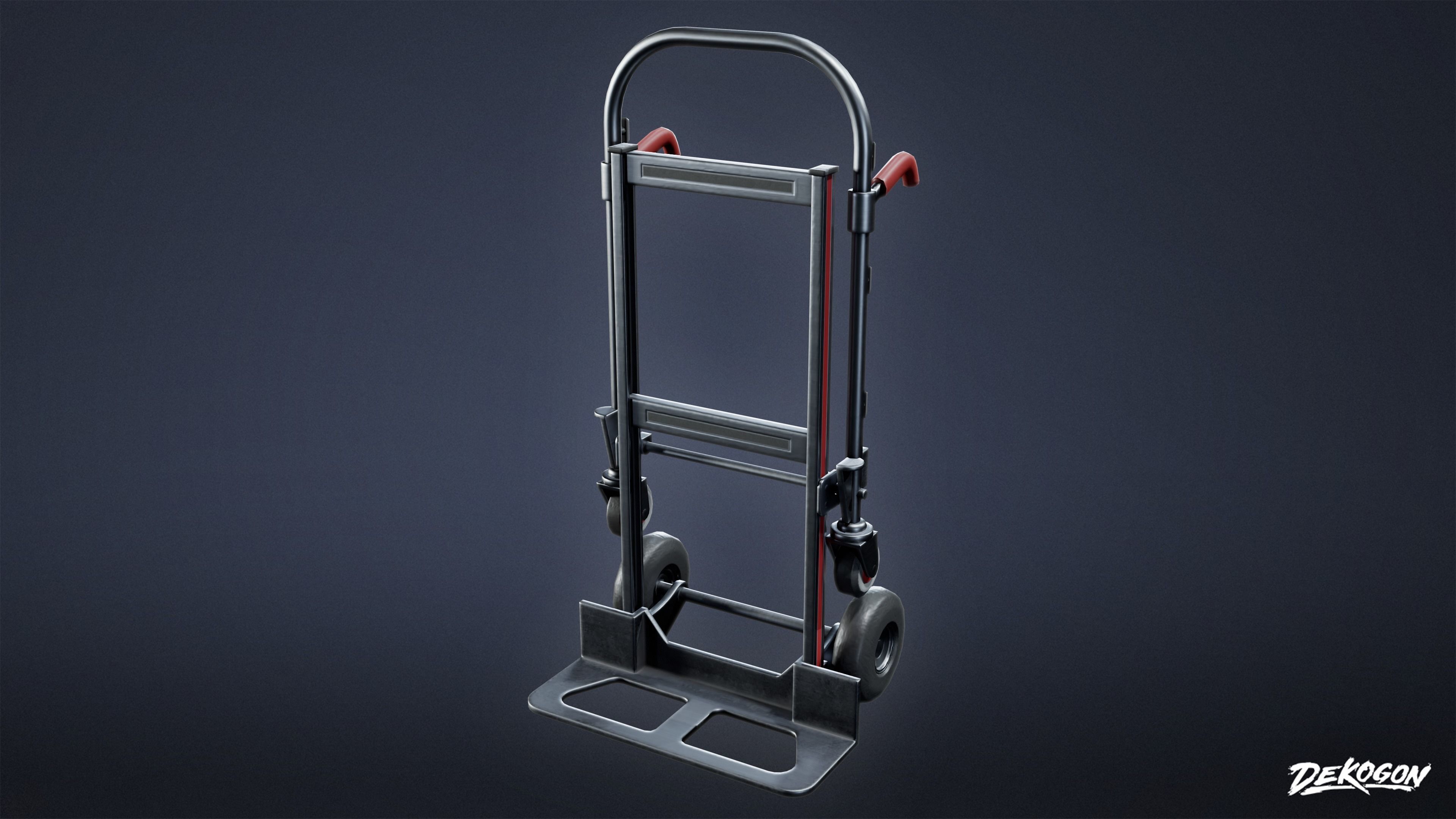 HOLLYWOOD - Production Trolly 03 - LOW POLY Low-poly 3D model_18